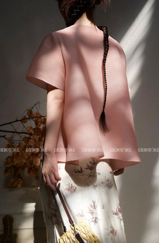 【门店同款】ENJOY夏季云敛-中式吊坠褶皱上衣 157500370 商品图2