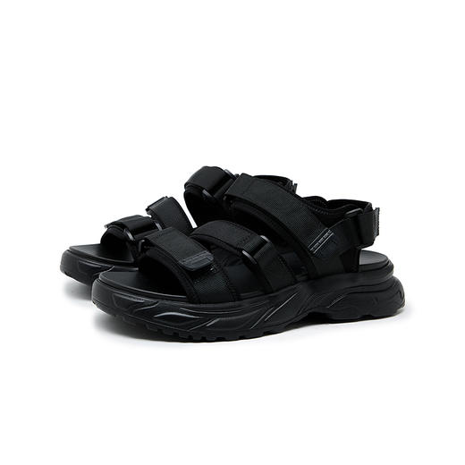 西遇男士凉鞋新款夏季魔术贴轻便沙滩鞋休闲鞋厚底户外拖鞋21945554 商品图4