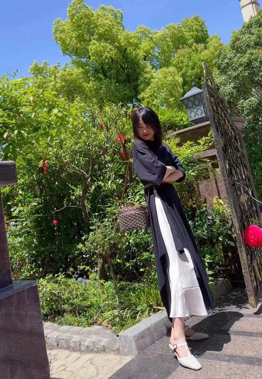 westory夏季新款包头小低跟后空鞋穆勒拖鞋W24AH57691 商品图4