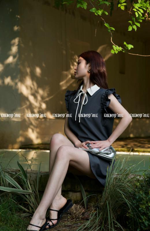 【门店同款】ENJOY夏季小飞袖POLO领连衣裙 157544196 商品图5