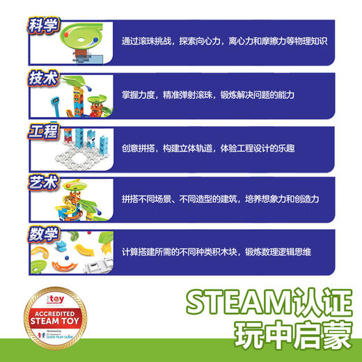 伟易达80-529618滚珠大冒险 阶梯轨道积木套装 商品图2