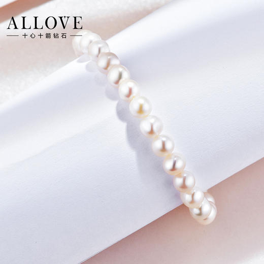 ALLOVE 淡水珍珠手链，简约高雅，时尚百搭 商品图3