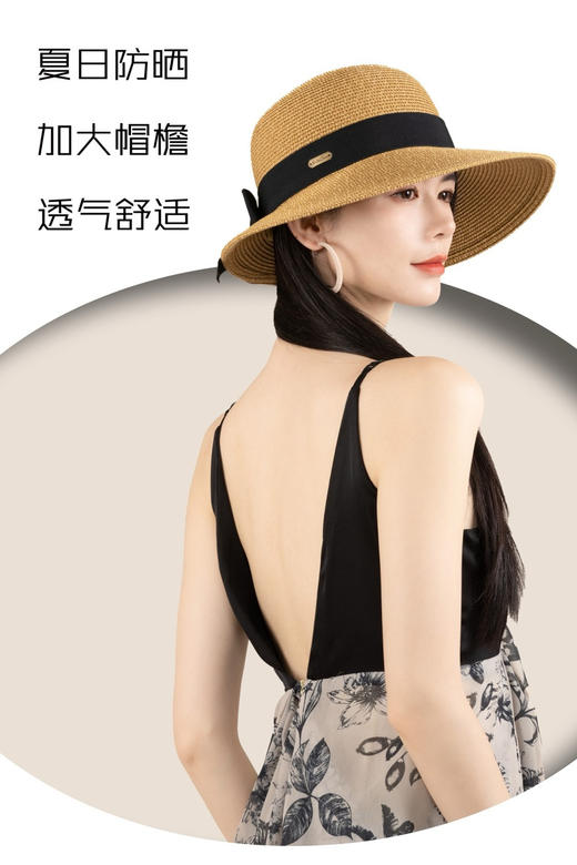 【5月20日 下午 16:30 日本品牌草帽4款 秒杀】返场 纯手工 小众品牌Beaurance万能可折叠大帽檐防晒草帽大合集 4款一起上 商品图4