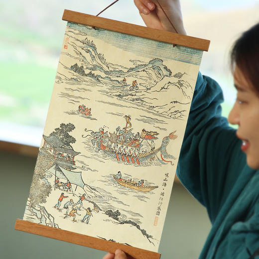 自然造物装饰挂画含木夹版画装饰山水画高级感客厅文创伴手礼物 商品图10
