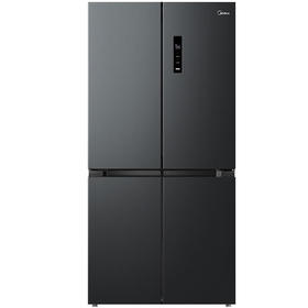 美的（Midea）十字对开门四门风冷无霜一级双变频大容量超薄家用电冰箱线下同款 BCD-479WSPM(Q) 炭灰-浮光