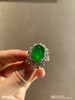 老坑玻璃种艳绿蛋面戒指【4044105】具体价格微信咨询 商品缩略图1