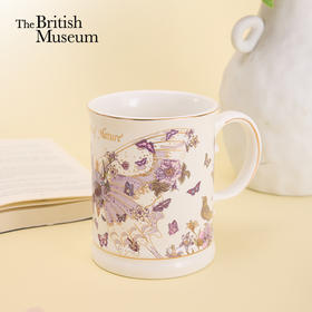 大英博物馆 博物志系列 蝴蝶 复古 陶瓷 马克杯 容量450ml