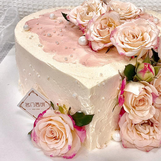 ins风鲜花蛋糕-精致折射-1磅【主题蛋糕】 商品图1