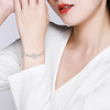 ALLOVE S925银镶锆石灵动五福手链 商品缩略图4