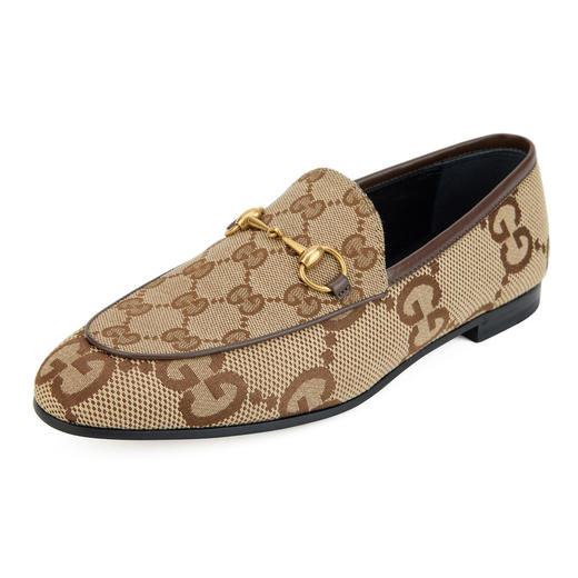 GUCCI 女士帆布乐福鞋 431467UKO60 商品图1