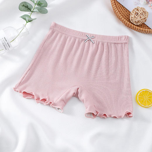 【既是内裤，也是安全裤~】女童夏季安全裤 女宝宝平角短裤 莫代尔纯棉 防走光内裤儿童高弹无勒感安全裤子-QQ 商品图6