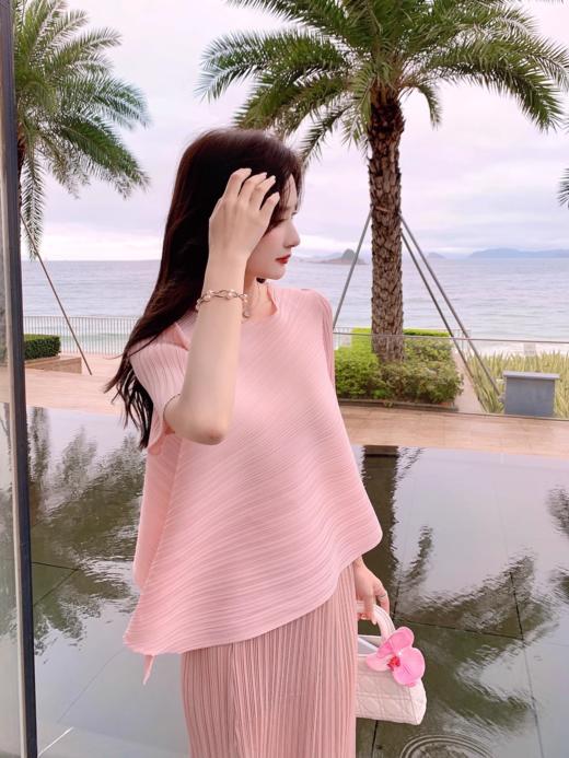 张心子【气质拿捏】法式名媛肌理感上衣女短袖夏季新款洋气小衫潮 U2404095 商品图12