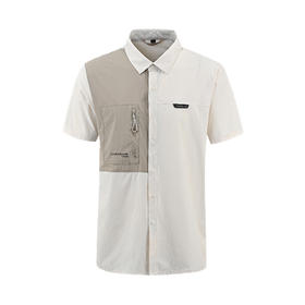 探路者男式短袖衬衫TAKKAM81281