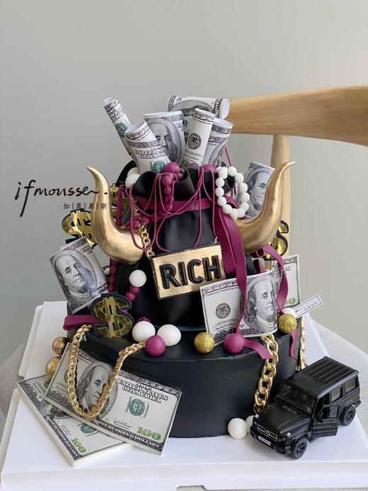 「翻糖定制」钱袋子 金牛座 暴富 商品图3