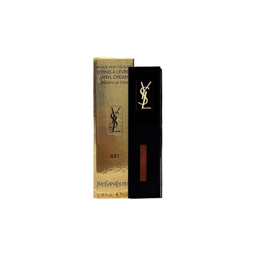 【保税仓】YSL/圣罗兰新色黑管唇釉5.5ml #420樱桃红/#441赤琉璃/#440野玫瑰 镜面水光玻璃唇 商品图9