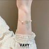 【礼盒装】VAVY 环环相扣珍珠翡翠手链平安扣温柔手链 商品缩略图4