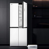 美的十字对开门四门风冷无霜零距离嵌入式一级能效无霜智能家用电冰箱 433升底部散热BCD-433WUSGPZM极地白 商品缩略图2