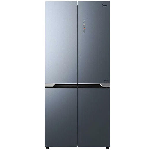 美的515升517升四门风冷无霜一级能效双变频超薄净味大容量家用电冰箱 纯平全嵌BCD-515WSGPZM沁玉蓝 商品图0