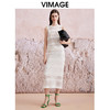 VIMAGE纬漫纪夏季新款气质蕾丝镂空无袖设计感无袖上衣V2113719 商品缩略图0