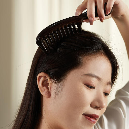 初心| 实木宽齿梳紫光檀 商品图3