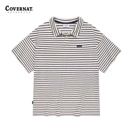 【云粉节】【6折】6楼COVERNATSKIPPER毛圈布条纹短袖CO2402ST14吊牌价529，折后价317 商品图1