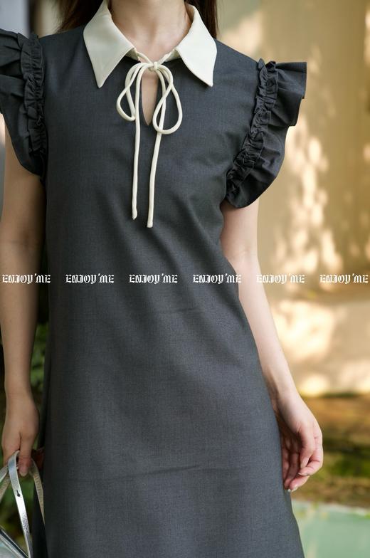 【门店同款】ENJOY夏季小飞袖POLO领连衣裙 157544196 商品图1