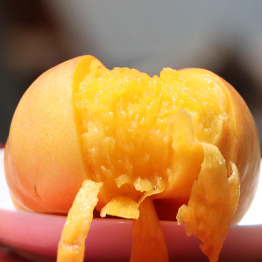 【山东·油桃】蒙阴彩虹黄油蟠桃  新鲜油桃 蟠桃 基地现采直发 商品图2