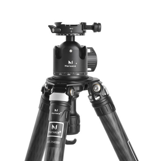 马小路Marsace MT-3543SV XB-3R三脚架套装摄像拍鸟 最大管径33MM 商品图1