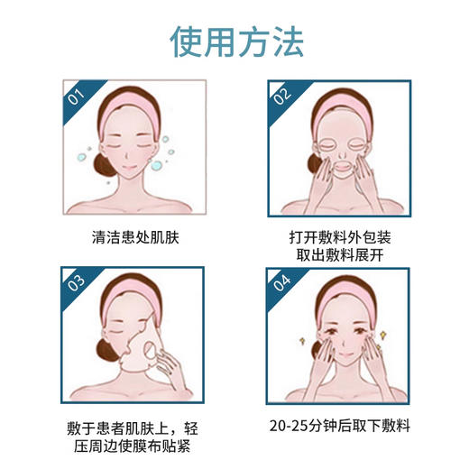 白绽妍皮肤修复敷料非面膜5片装/盒【院版 械字号】 商品图2