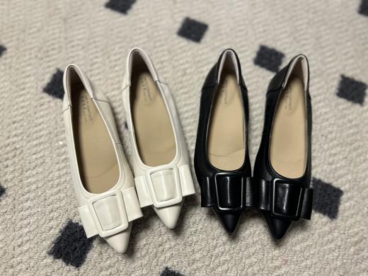 安启美奈方扣尖头单鞋，鞋垫贴合足部，舒适包裹不累脚 商品图9