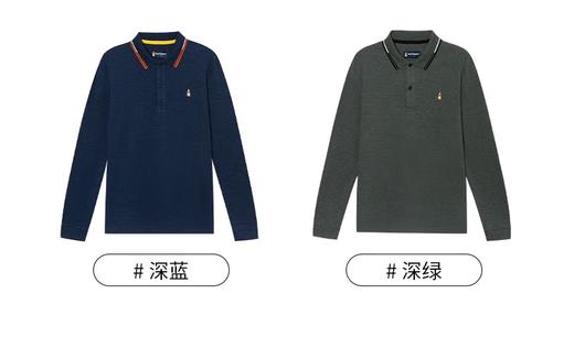 清！Hush puppies暇步士长袖Polo 商品图6