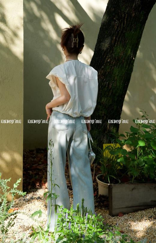 【门店同款】ENJOY夏季蝴蝶结印花阔腿裤 157405508 商品图2