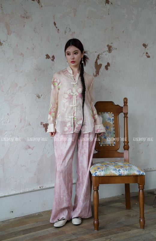 【门店同款】ENJOY夏季云敛-禅意水墨扎染阔腿裤 157506181 商品图0