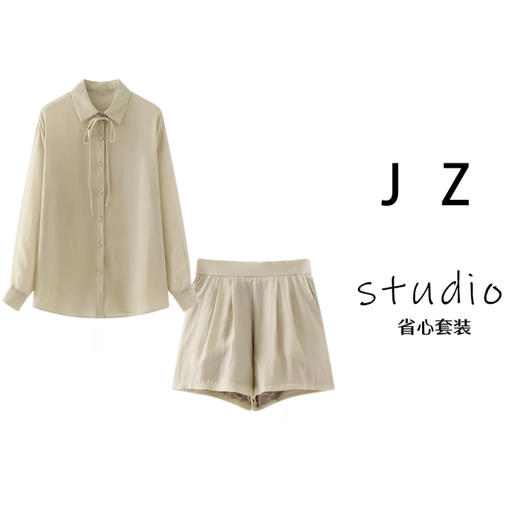 臣禾省心套装JZ242010175（衬衫+短裤） 商品图0
