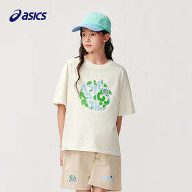 ASICS/亚瑟士童装2024儿童短袖T恤夏季凉感舒适运动舒适遮热短袖T