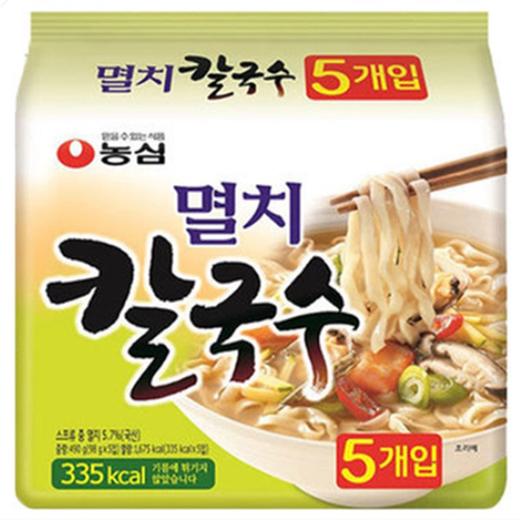 农心鳀鱼刀削面拉面(98g*5)농심 멸치칼국수 商品图0