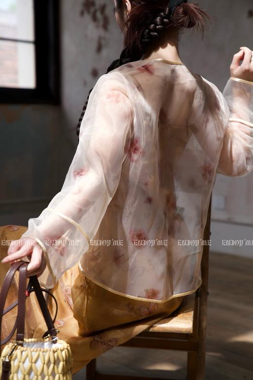 【门店同款】ENJOY夏季云敛-海岛繁花油画蝴蝶裙 157452241 商品图7