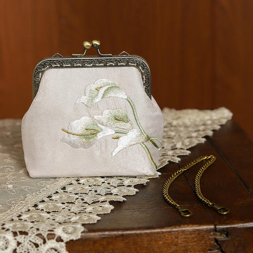 国风零钱包 ，古风旗袍宴会小挎包JX-零钱包 商品图3