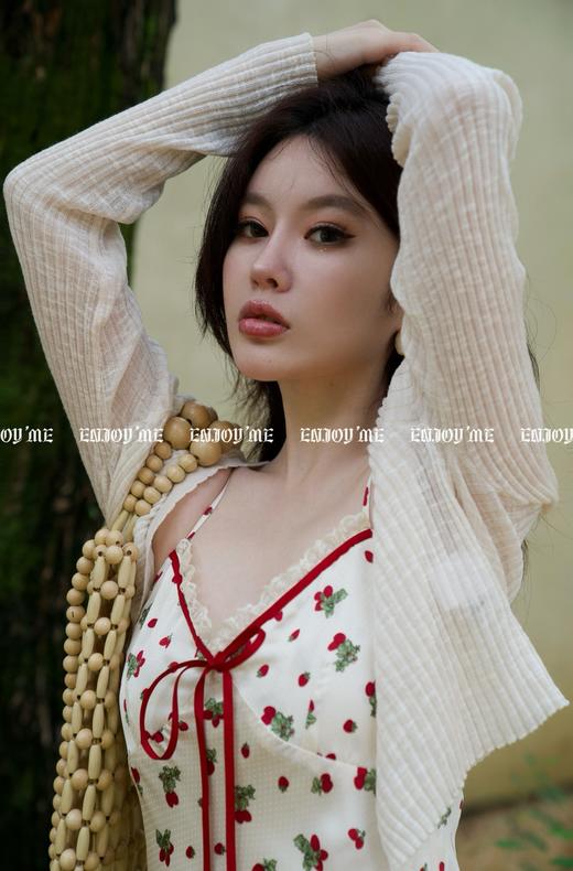 【门店同款】ENJOY夏季南法-甜美草莓印花吊带裙 157544436 商品图3