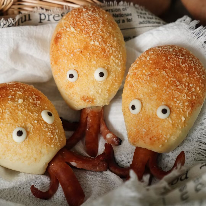 章鱼香肠包（11点30后可取）