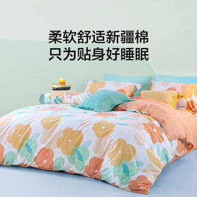 LOVO乐蜗   漫天春光 床品三/四件套