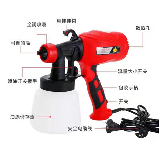 电动喷涂枪 550W/850W 商品图2