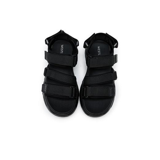 西遇男士凉鞋新款夏季魔术贴轻便沙滩鞋休闲鞋厚底户外拖鞋21945554 商品图1