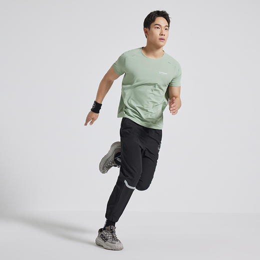 OMG运动 凉感轻量跑步裤男士透气速干长裤高弹力裤子男春夏季宽松J-FMCK2673 商品图1