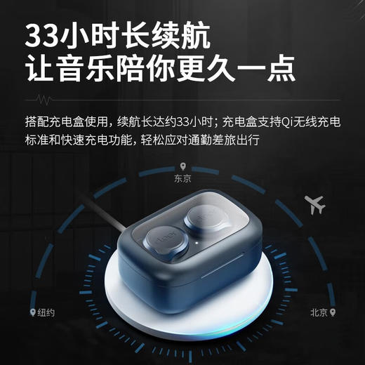 cleer 【任贤齐代言】ALLY PLUSII真无线 自适应主动降噪蓝牙耳机入耳式通勤TWS华为苹果节日礼物 【自适应降噪魔盒】 商品图3