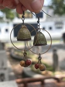 叶开泰草本耳饰 植物手作 送定制饰品袋