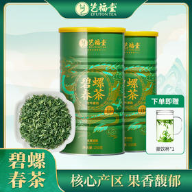 【春茶季】2024新茶艺福堂特级龙吟螺韵碧螺春250g*2 苏州原产花果香