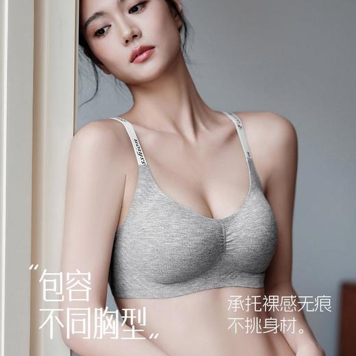 买一送一！默认同款其他请备注【无痕漫画胸内衣女小胸聚拢】春夏薄款舒适透气收副乳固定杯运动文胸 商品图0