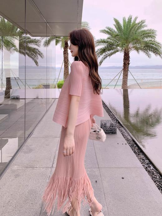 张心子【气质拿捏】法式名媛肌理感上衣女短袖夏季新款洋气小衫潮 U2404095 商品图2