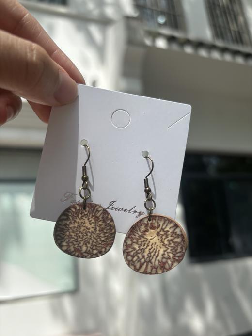 叶开泰草本耳饰 植物手作 送定制饰品袋 商品图2